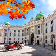 Hofburg,Palace,On,St.,Michael,Square,(michaelerplatz),In,Autumn,,Vienna,